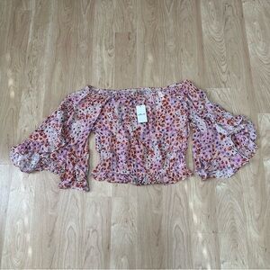 Floral Off-Shoulder Women's Top